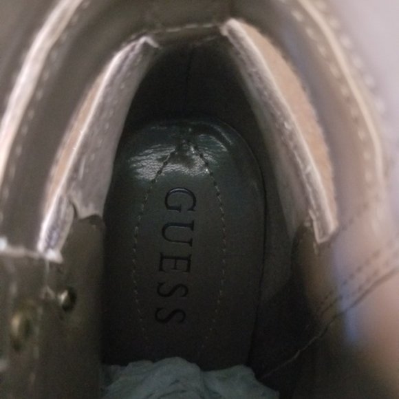 NEW* GUESS Ankle Heels Suede Booties Beige Nude Color Size 6 $78.00 - Picture 6 of 6